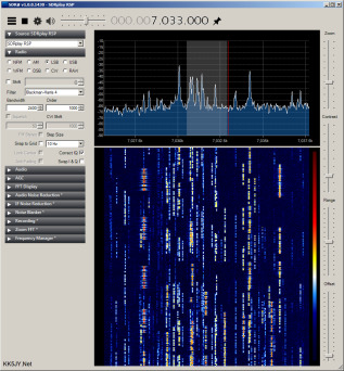 Panadapter 40m CW